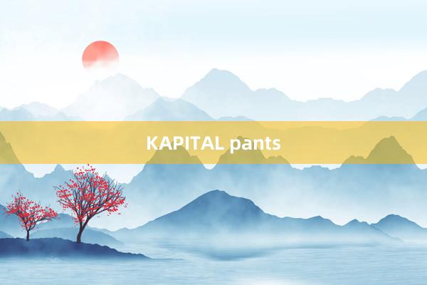 KAPITAL pants